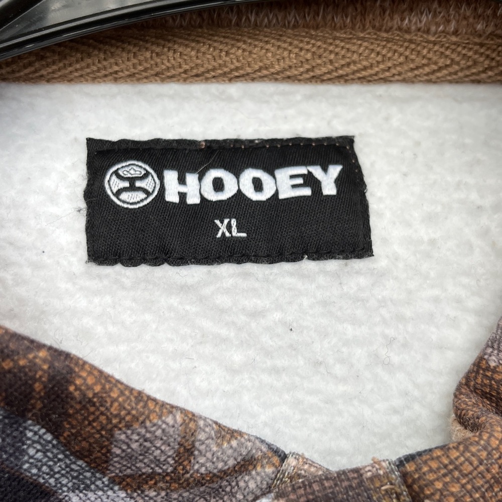 Hooey Pendleton Round-up Brown Patterned Men's Sw… - image 3